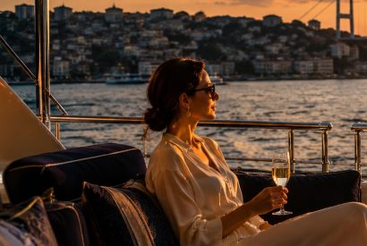 Private yacht experience on the Bosphorus at sunset